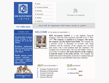 Tablet Screenshot of kiminvestmentltd.com